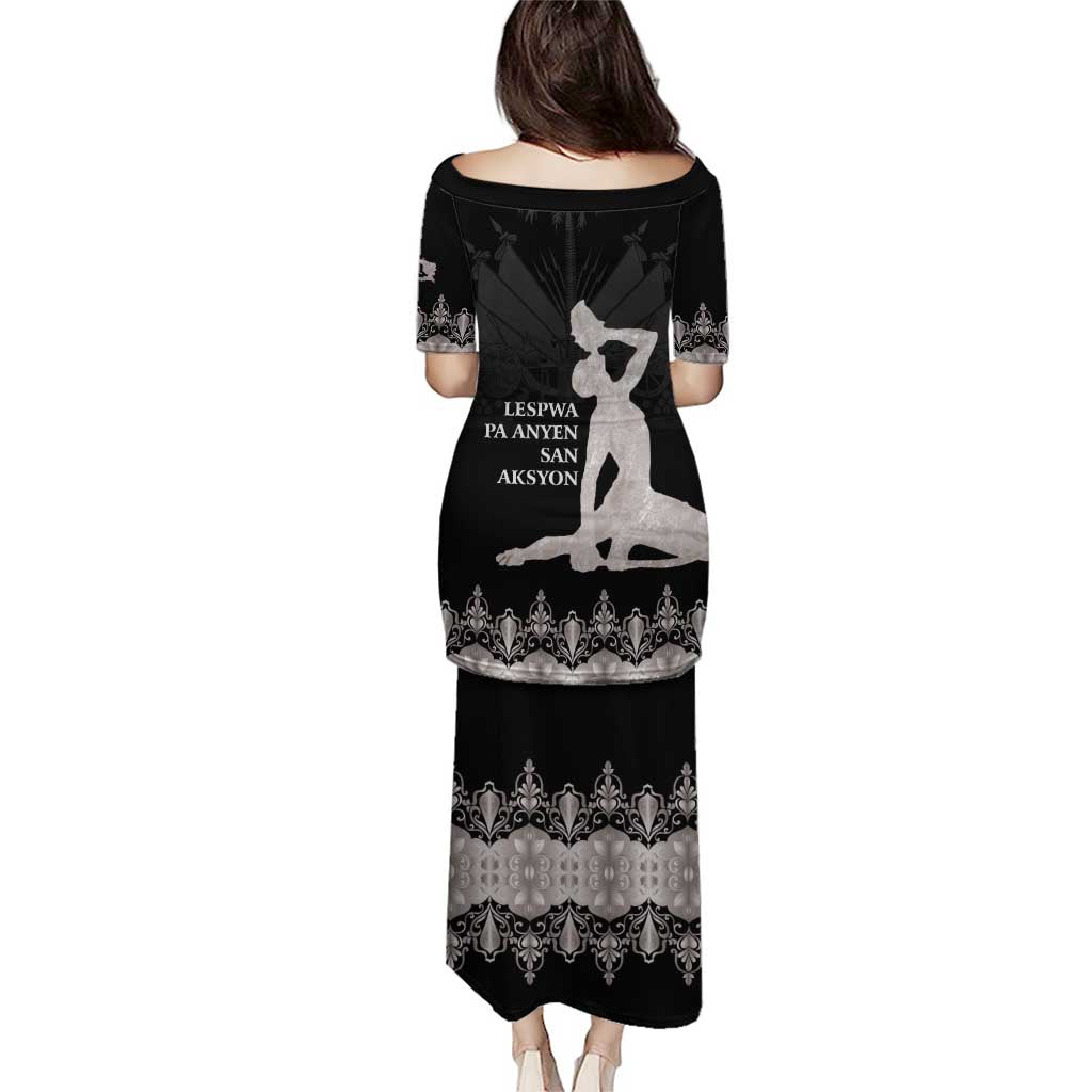 Haiti Neg Marron Silver Puletasi Hope is Nothing Without Action - Wonder Print Shop