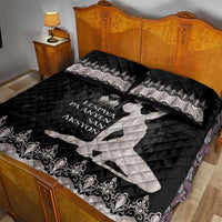 Haiti Neg Marron Silver Quilt Bed Set Hope is Nothing Without Action - Wonder Print Shop