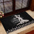 Haiti Neg Marron Silver Rubber Doormat Hope is Nothing Without Action - Wonder Print Shop