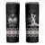 Haiti Neg Marron Silver Skinny Tumbler Hope is Nothing Without Action - Wonder Print Shop