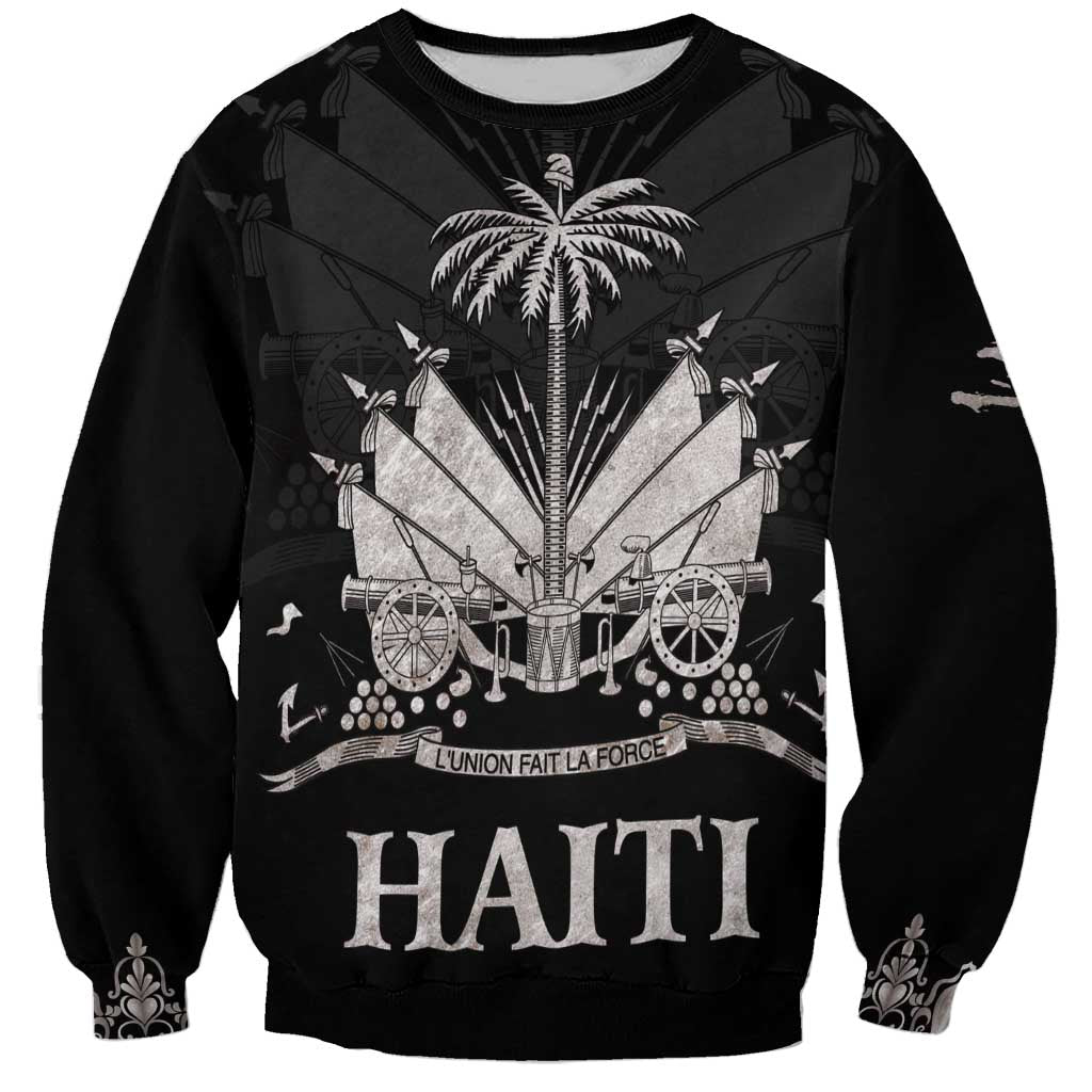 Haiti Neg Marron Silver Sweatshirt Hope is Nothing Without Action - Wonder Print Shop