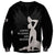 Haiti Neg Marron Silver Sweatshirt Hope is Nothing Without Action - Wonder Print Shop
