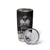 Haiti Neg Marron Silver Tumbler Cup Hope is Nothing Without Action - Wonder Print Shop