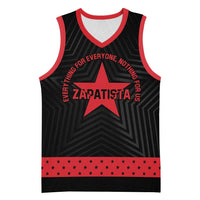 Personalized Zapatista Territories Basketball Jersey EZLN Everything For Everyone Nothing For Us - Wonder Print Shop