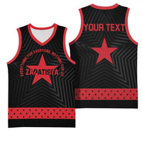 Personalized Zapatista Territories Basketball Jersey EZLN Everything For Everyone Nothing For Us - Wonder Print Shop