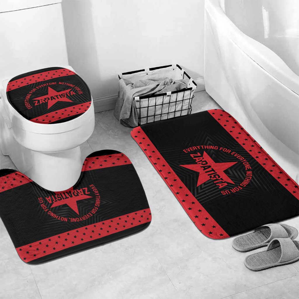 Zapatista Territories Bathroom Set EZLN Everything For Everyone Nothing For Us - Wonder Print Shop