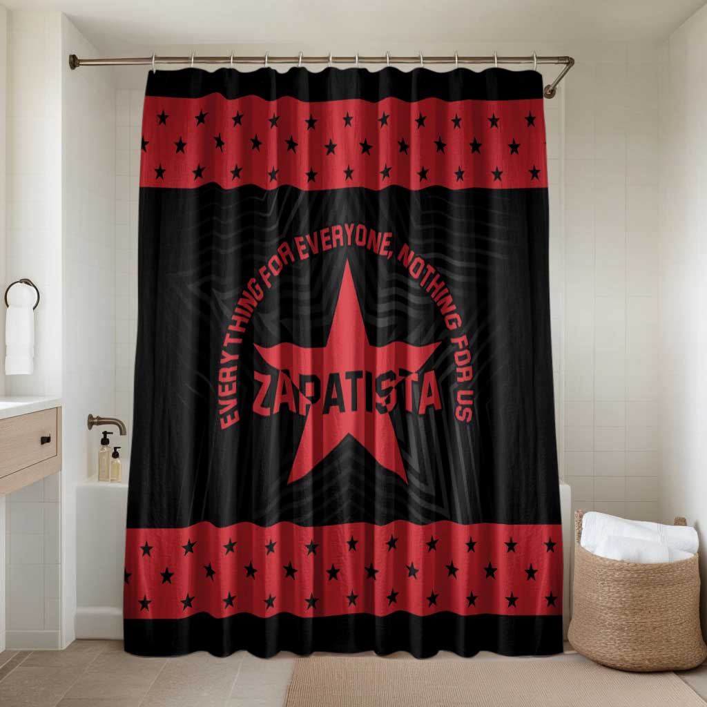 Zapatista Territories Bathroom Set EZLN Everything For Everyone Nothing For Us - Wonder Print Shop