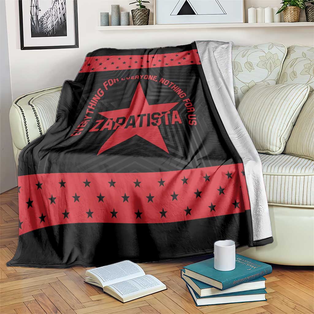 Zapatista Territories Blanket EZLN Everything For Everyone Nothing For Us - Wonder Print Shop