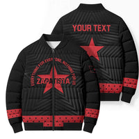 Personalized Zapatista Territories Bomber Puffer Jacket EZLN Everything For Everyone Nothing For Us - Wonder Print Shop
