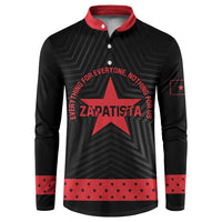 Personalized Zapatista Territories Button Sweatshirt EZLN Everything For Everyone Nothing For Us - Wonder Print Shop