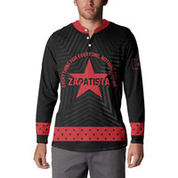 Personalized Zapatista Territories Button Sweatshirt EZLN Everything For Everyone Nothing For Us - Wonder Print Shop