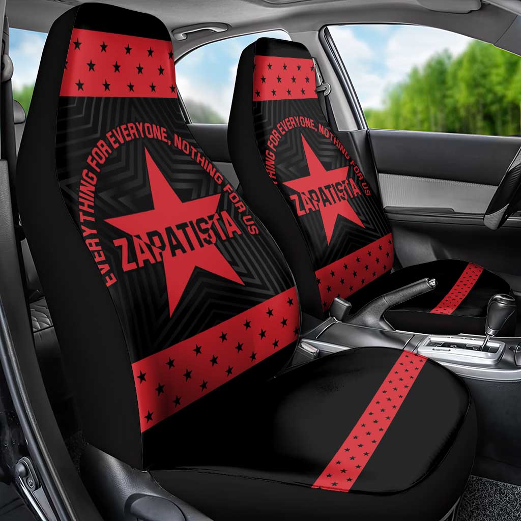 Zapatista Territories Car Seat Cover EZLN Everything For Everyone Nothing For Us - Wonder Print Shop