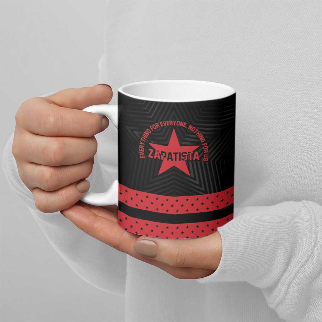 Personalized Zapatista Territories Ceramic Mug EZLN Everything For Everyone Nothing For Us - Wonder Print Shop
