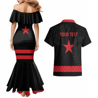 Personalized Zapatista Territories Couples Matching Mermaid Dress and Hawaiian Shirt EZLN Everything For Everyone Nothing For Us - Wonder Print Shop
