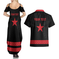 Personalized Zapatista Territories Couples Matching Summer Maxi Dress and Hawaiian Shirt EZLN Everything For Everyone Nothing For Us - Wonder Print Shop