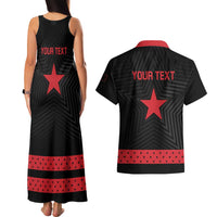 Personalized Zapatista Territories Couples Matching Tank Maxi Dress and Hawaiian Shirt EZLN Everything For Everyone Nothing For Us - Wonder Print Shop