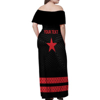 Personalized Zapatista Territories Family Matching Off Shoulder Maxi Dress and Hawaiian Shirt EZLN Everything For Everyone Nothing For Us - Wonder Print Shop