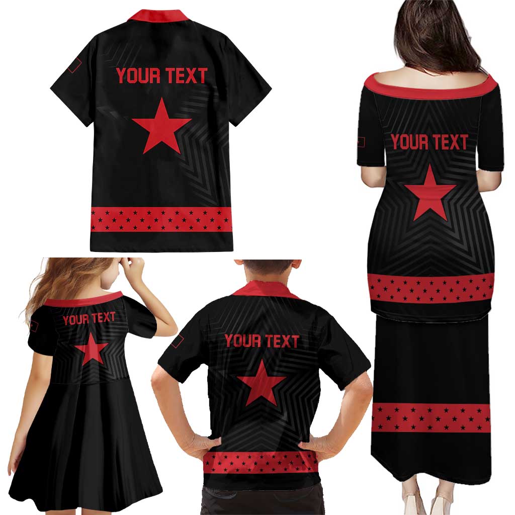 Personalized Zapatista Territories Family Matching Puletasi and Hawaiian Shirt EZLN Everything For Everyone Nothing For Us - Wonder Print Shop