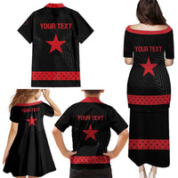 Personalized Zapatista Territories Family Matching Puletasi and Hawaiian Shirt EZLN Everything For Everyone Nothing For Us - Wonder Print Shop
