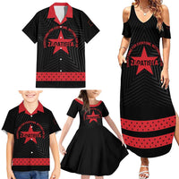 Personalized Zapatista Territories Family Matching Summer Maxi Dress and Hawaiian Shirt EZLN Everything For Everyone Nothing For Us - Wonder Print Shop