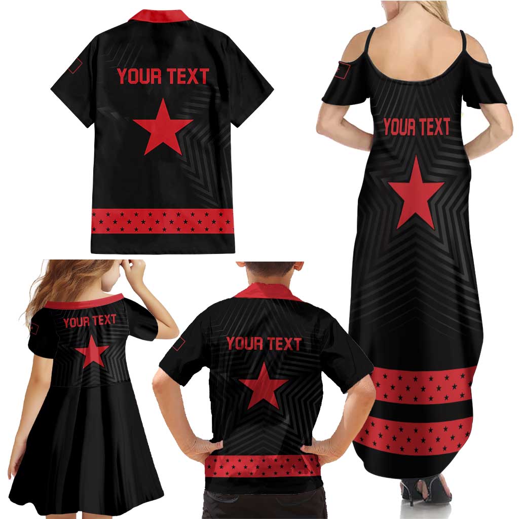 Personalized Zapatista Territories Family Matching Summer Maxi Dress and Hawaiian Shirt EZLN Everything For Everyone Nothing For Us - Wonder Print Shop