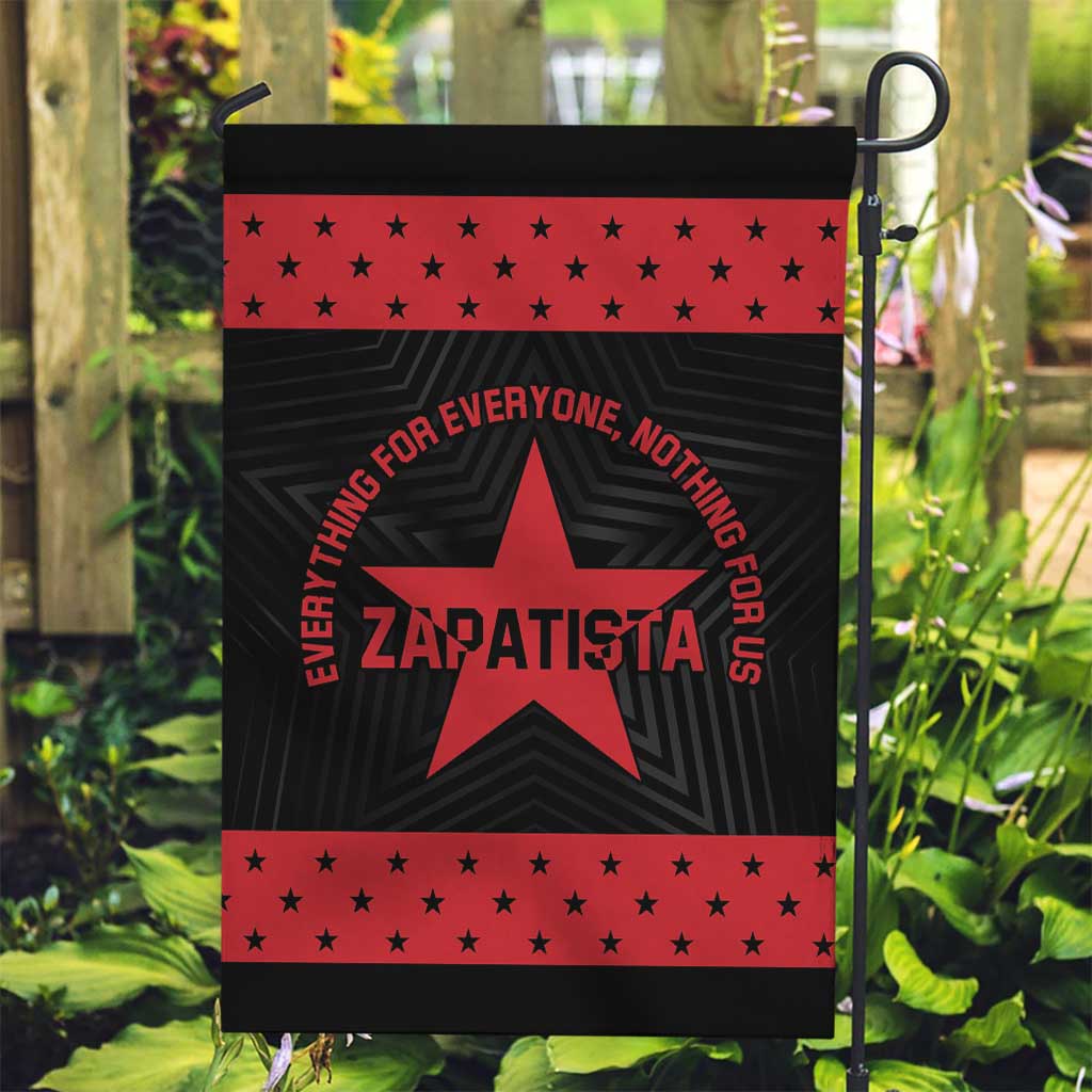 Zapatista Territories Garden Flag EZLN Everything For Everyone Nothing For Us - Wonder Print Shop