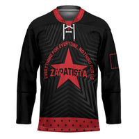 Personalized Zapatista Territories Hockey Jersey EZLN Everything For Everyone Nothing For Us - Wonder Print Shop
