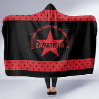 Zapatista Territories Hooded Blanket EZLN Everything For Everyone Nothing For Us - Wonder Print Shop