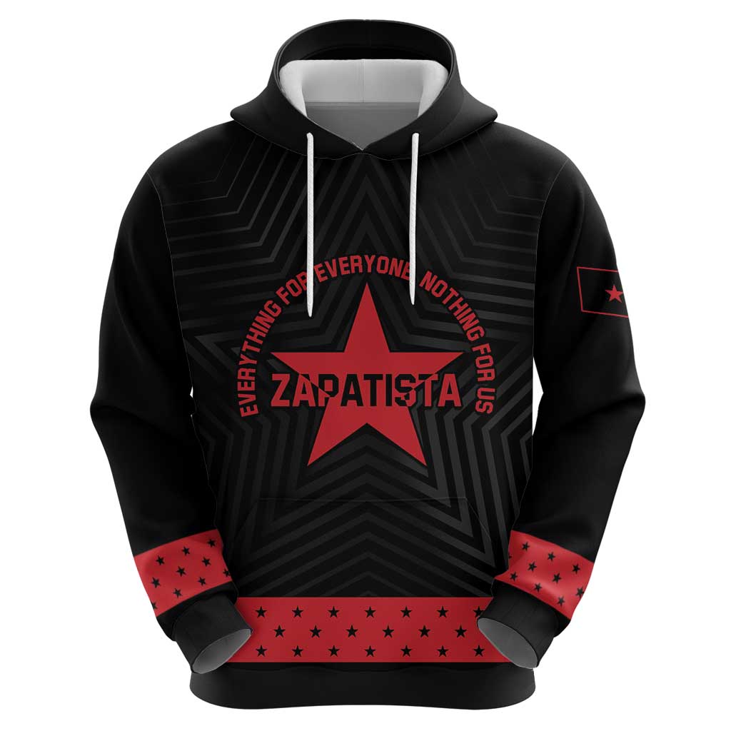 Personalized Zapatista Territories Hoodie EZLN Everything For Everyone Nothing For Us - Wonder Print Shop