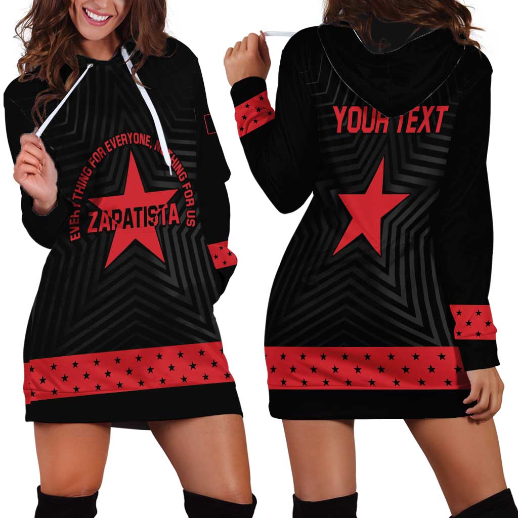 Personalized Zapatista Territories Hoodie Dress EZLN Everything For Everyone Nothing For Us - Wonder Print Shop