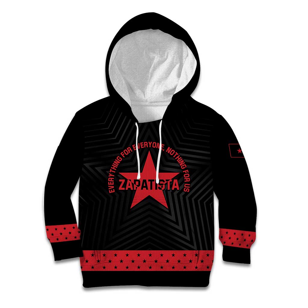 Personalized Zapatista Territories Kid Hoodie EZLN Everything For Everyone Nothing For Us - Wonder Print Shop