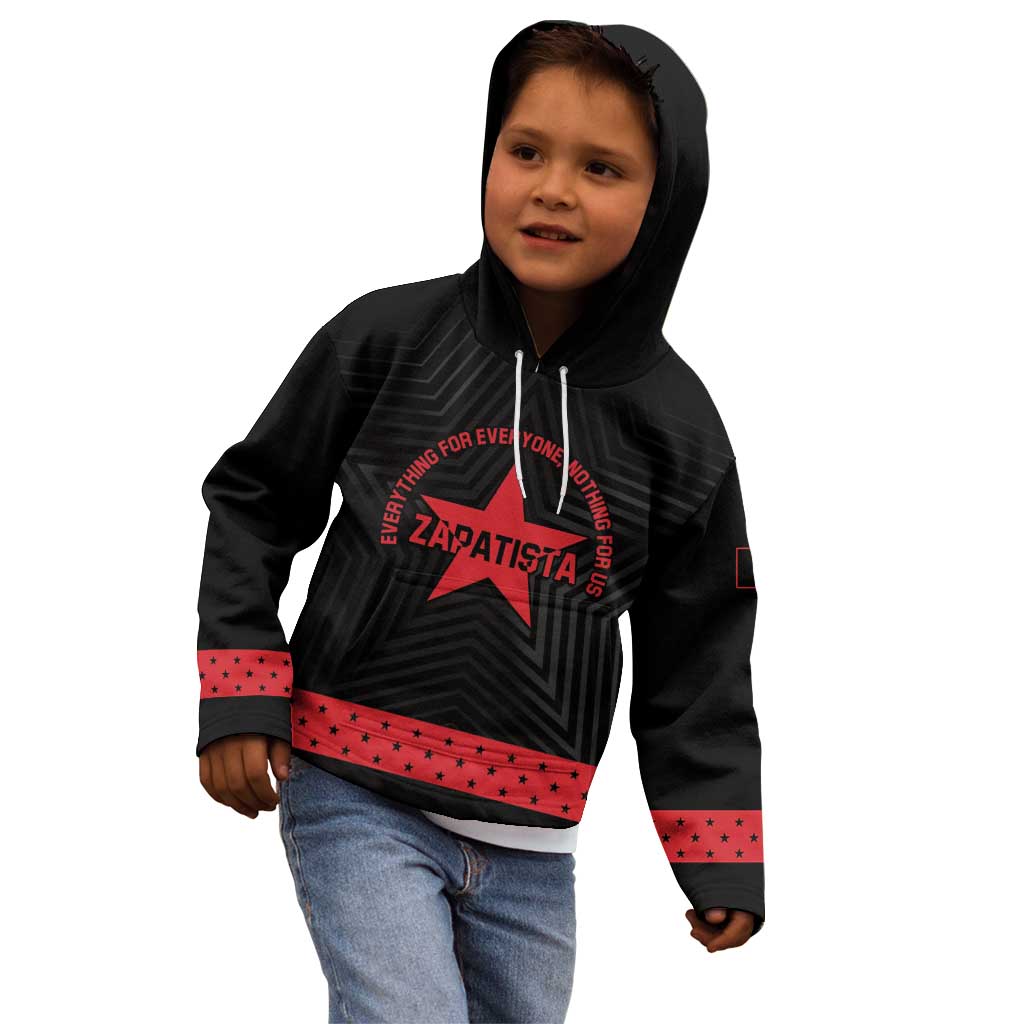 Personalized Zapatista Territories Kid Hoodie EZLN Everything For Everyone Nothing For Us - Wonder Print Shop