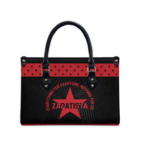 Zapatista Territories Leather Bag EZLN Everything For Everyone Nothing For Us - Wonder Print Shop