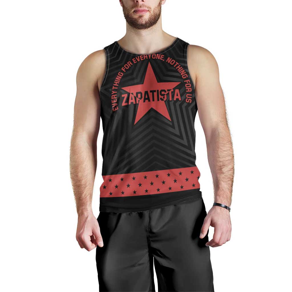 Personalized Zapatista Territories Men Tank Top EZLN Everything For Everyone Nothing For Us - Wonder Print Shop