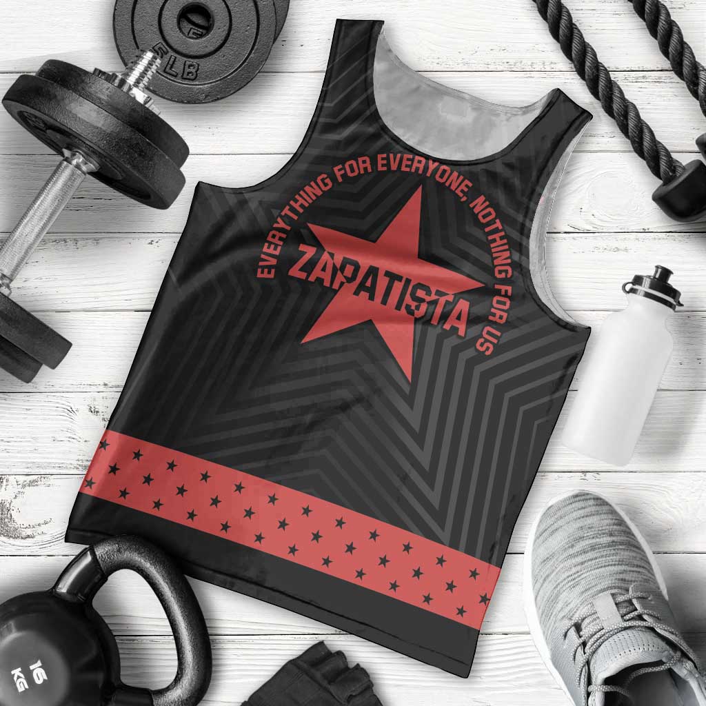 Personalized Zapatista Territories Men Tank Top EZLN Everything For Everyone Nothing For Us - Wonder Print Shop