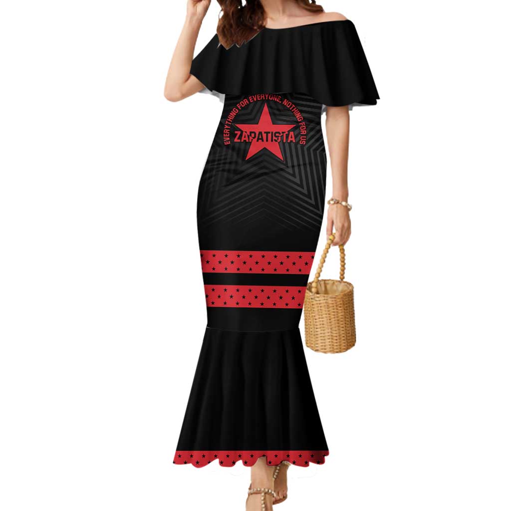 Personalized Zapatista Territories Mermaid Dress EZLN Everything For Everyone Nothing For Us - Wonder Print Shop
