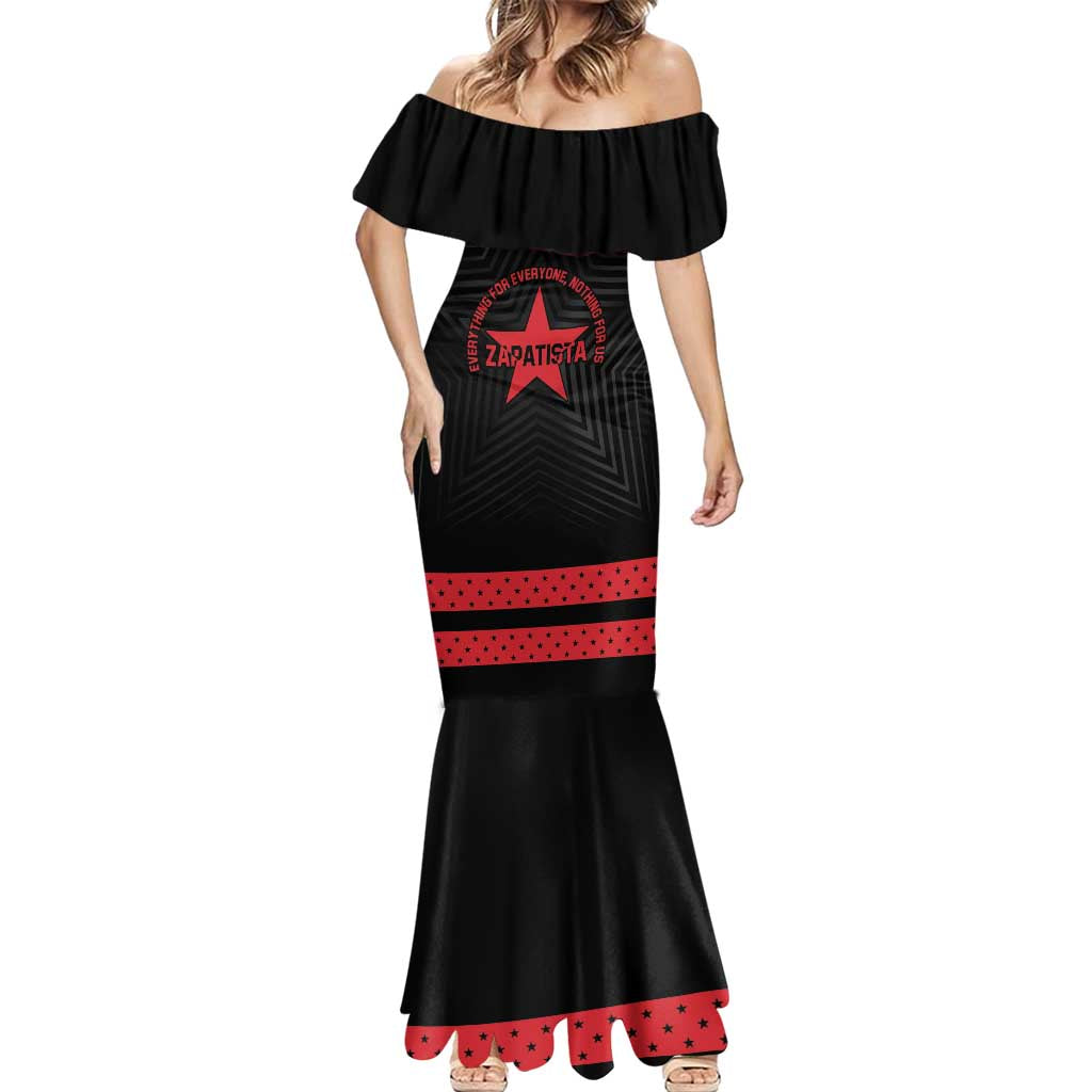 Personalized Zapatista Territories Mermaid Dress EZLN Everything For Everyone Nothing For Us - Wonder Print Shop