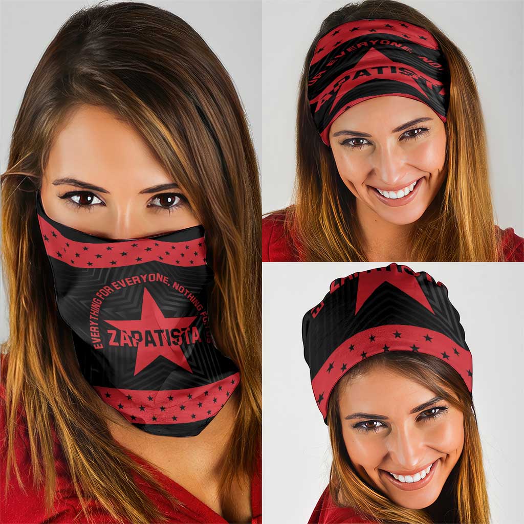 Zapatista Territories Neck Gaiter EZLN Everything For Everyone Nothing For Us - Wonder Print Shop