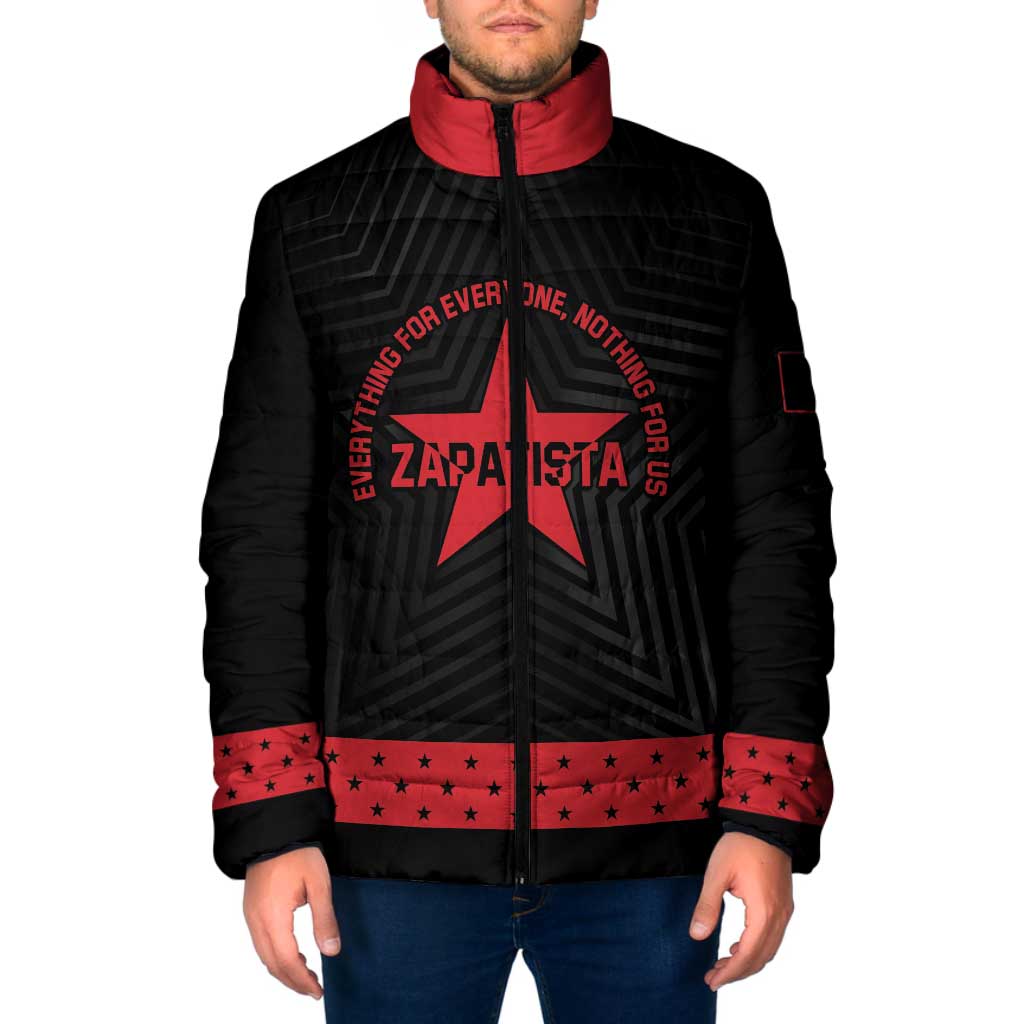 Personalized Zapatista Territories Padded Jacket EZLN Everything For Everyone Nothing For Us - Wonder Print Shop