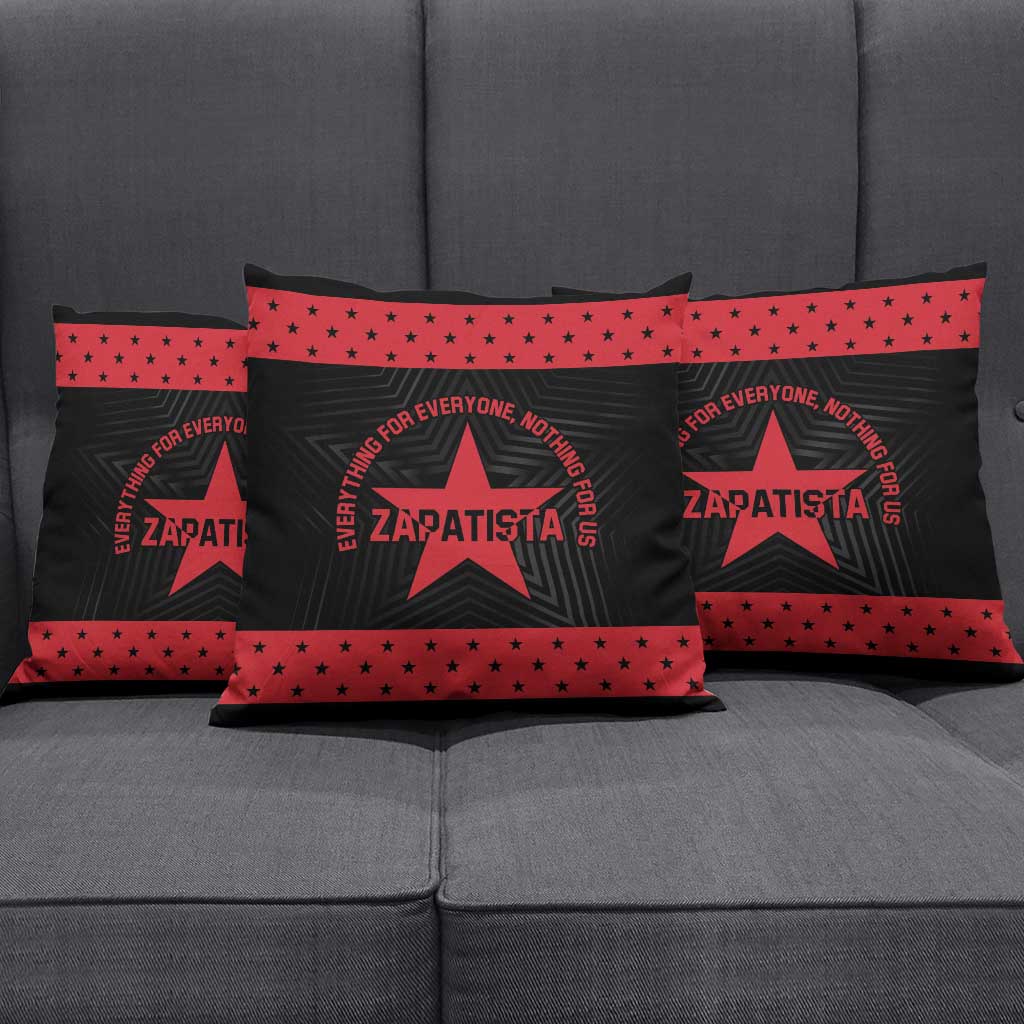 Zapatista Territories Pillow Cover EZLN Everything For Everyone Nothing For Us - Wonder Print Shop