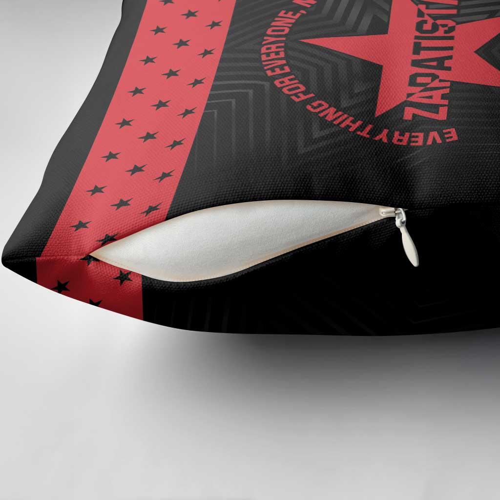 Zapatista Territories Pillow Cover EZLN Everything For Everyone Nothing For Us - Wonder Print Shop