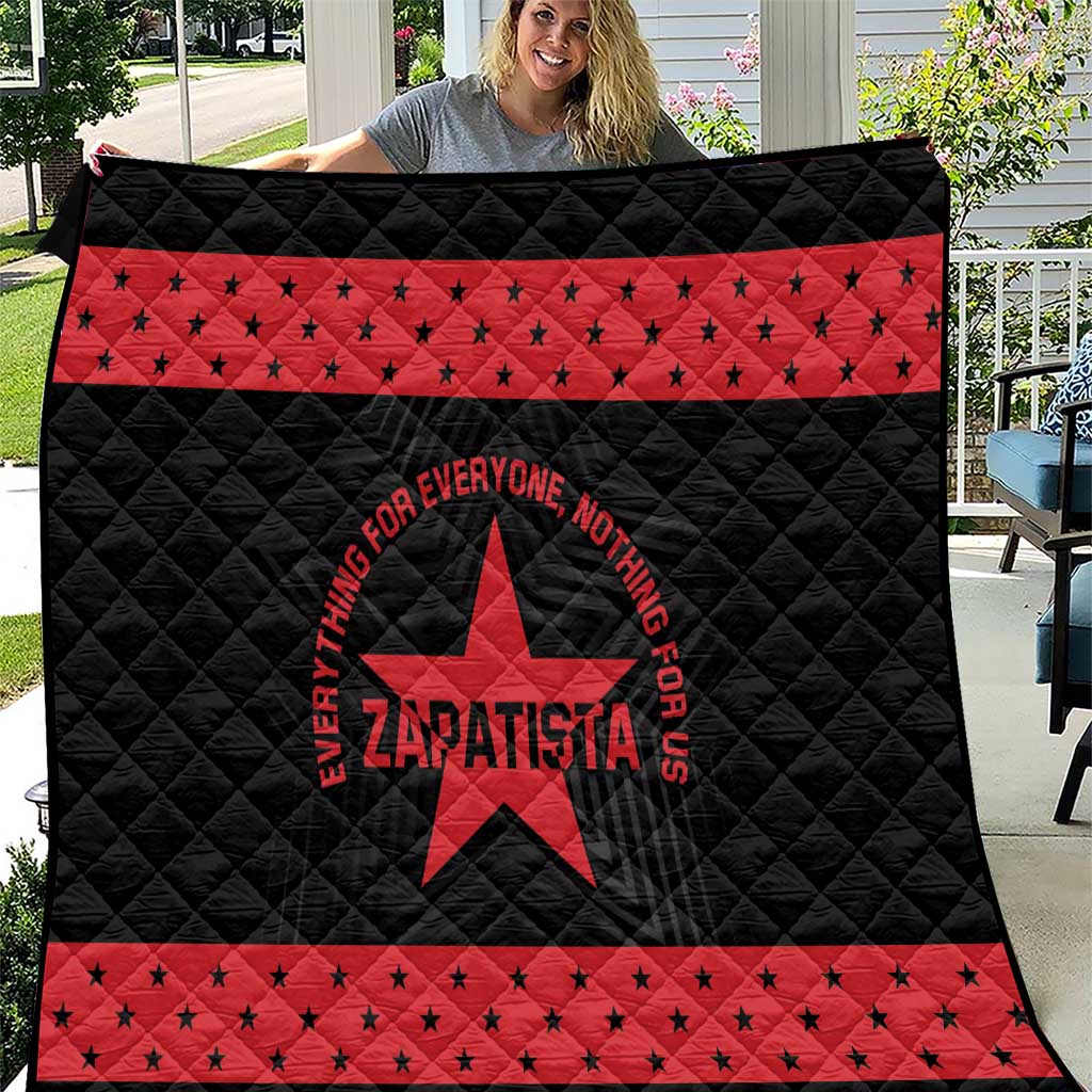 Zapatista Territories Quilt EZLN Everything For Everyone Nothing For Us - Wonder Print Shop