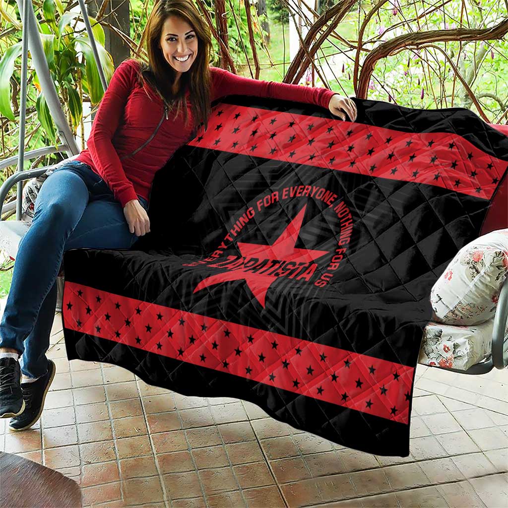 Zapatista Territories Quilt EZLN Everything For Everyone Nothing For Us - Wonder Print Shop