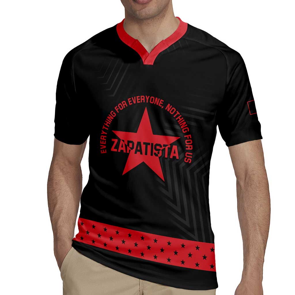 Personalized Zapatista Territories Rugby Jersey EZLN Everything For Everyone Nothing For Us - Wonder Print Shop