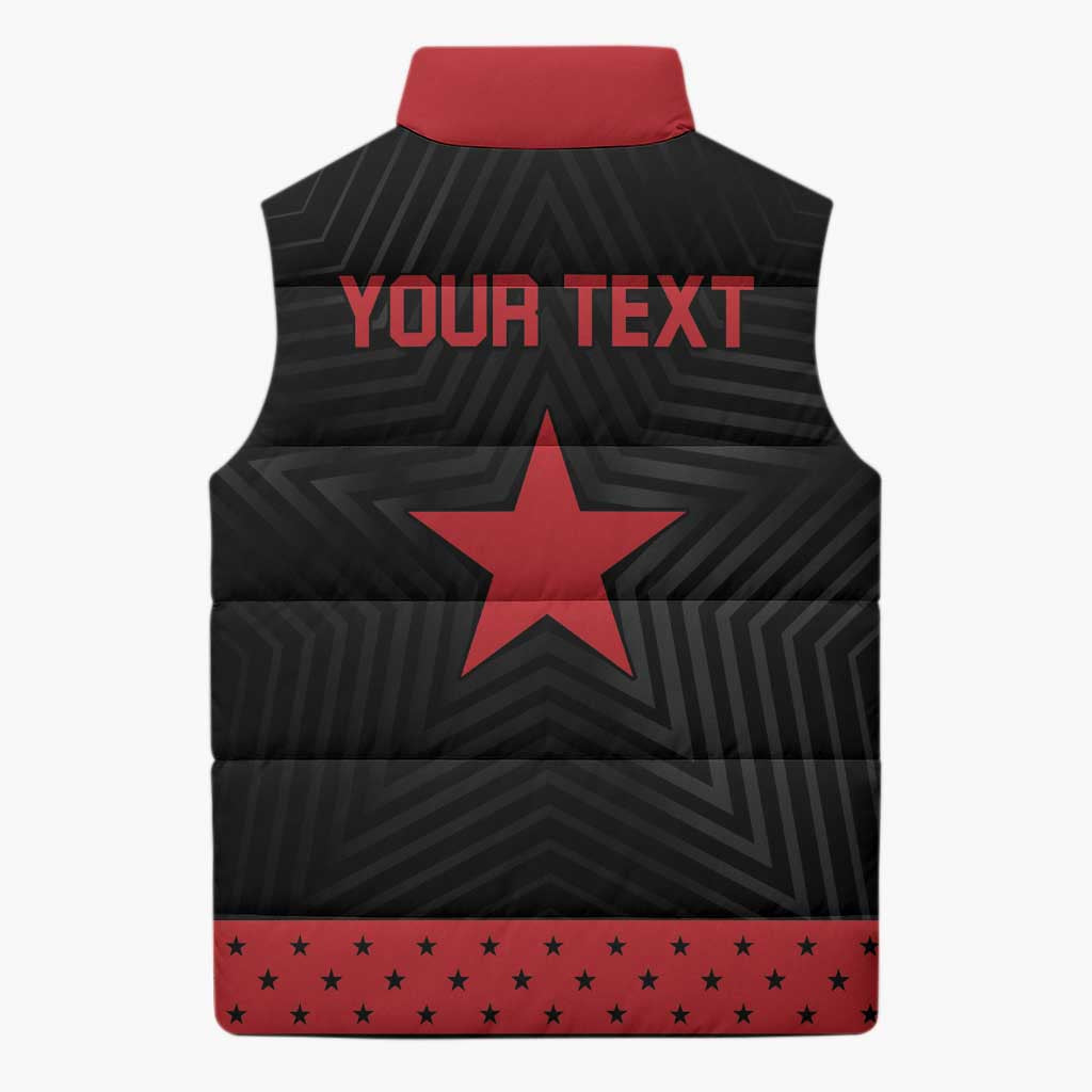 Personalized Zapatista Territories Sleeveless Puffer Jacket EZLN Everything For Everyone Nothing For Us - Wonder Print Shop