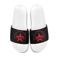Zapatista Territories Slide Sandals EZLN Everything For Everyone Nothing For Us - Wonder Print Shop