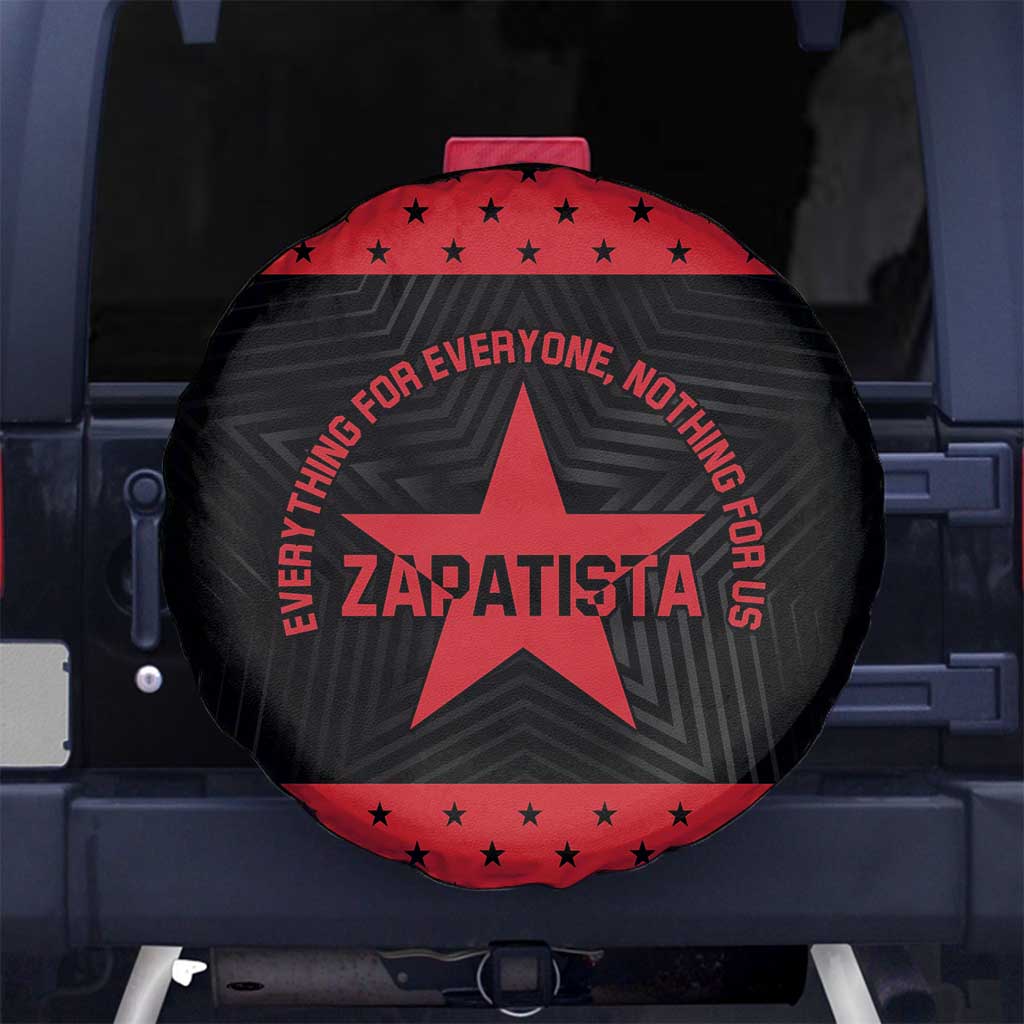 Zapatista Territories Spare Tire Cover EZLN Everything For Everyone Nothing For Us - Wonder Print Shop
