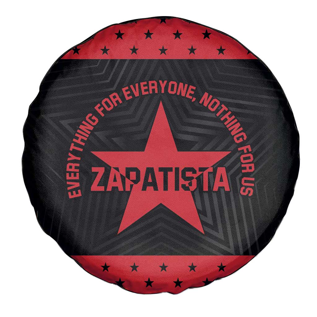 Zapatista Territories Spare Tire Cover EZLN Everything For Everyone Nothing For Us - Wonder Print Shop