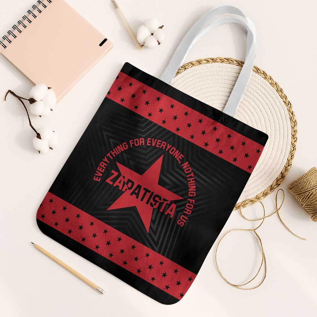 Zapatista Territories Tote Bag EZLN Everything For Everyone Nothing For Us - Wonder Print Shop