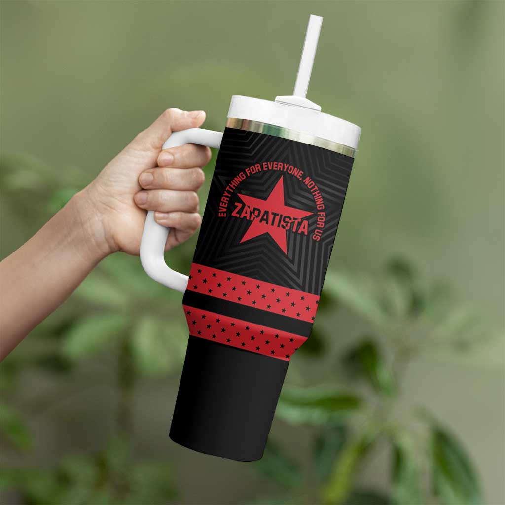 Personalized Zapatista Territories Tumbler With Handle EZLN Everything For Everyone Nothing For Us - Wonder Print Shop